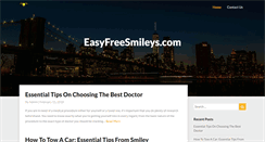 Desktop Screenshot of easyfreesmileys.com