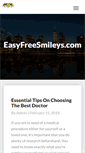 Mobile Screenshot of easyfreesmileys.com
